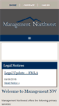 Mobile Screenshot of managementnorthwest.com